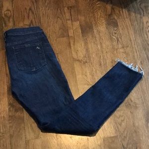 rag & bone Skinny Ankle Jeans. Blue. Size 27.